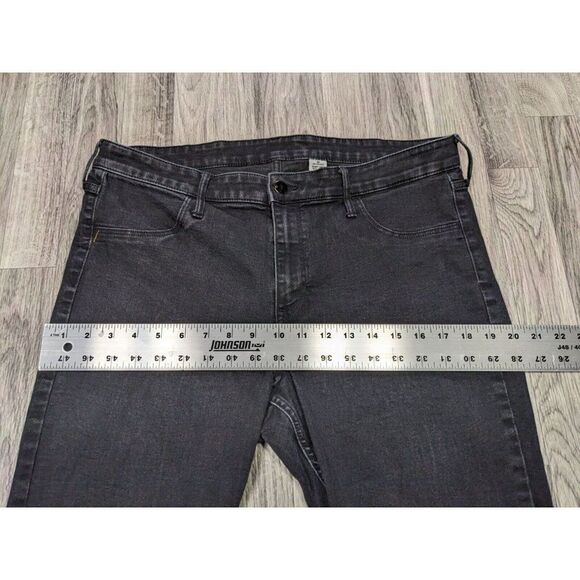 (3/$35) &Denim By H&M Size 36 Skinny Ankle Regular Waist Black Denim Jeans - Picture 7 of 10